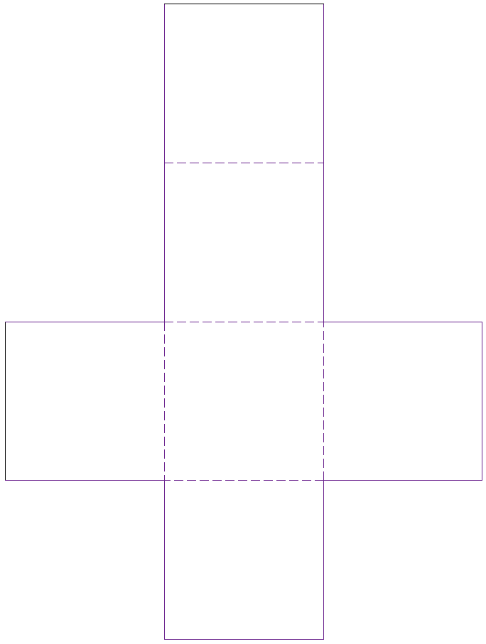 Cube Net Template cube-net-template