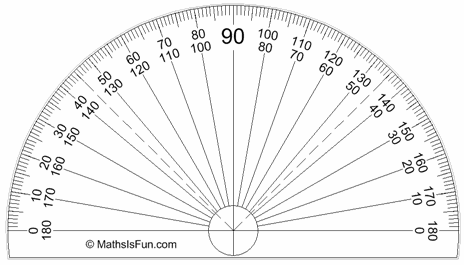 Mathematical Puzzles on An Instrument Used In Measuring Or Drawing Angles