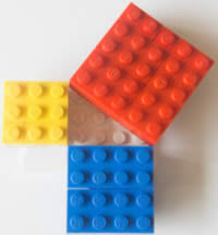 triangle 3 4 5 lego