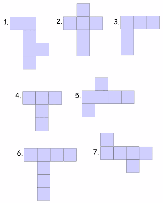Cube Nets Puzzle Cube Nets Puzzle