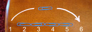 compare lengths paperclips