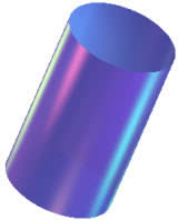 blue cylinder