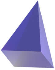 blue square pyramid