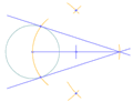 Point to Tangents on a Circle