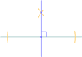 Perpendicular to a Point on a Line