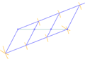 Cut a line into N segments