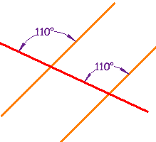 parallel angle example 110 110