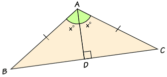 triangles similar right angle at D