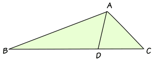 triangles similar ABC point D