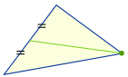 Trianglens centrum median