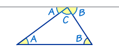 Proof the angles in a triangle add to 180