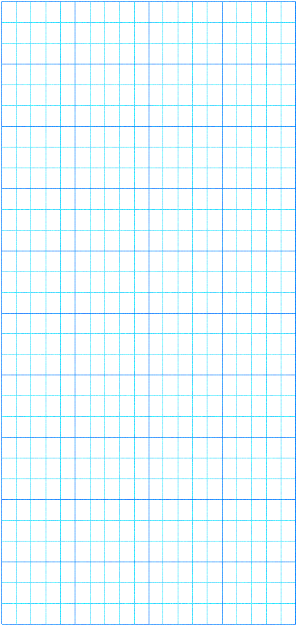 Grid Paper Printables for 5th - 6th Grade