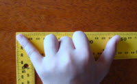 personal measure finger span