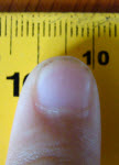 personal measure fingernail