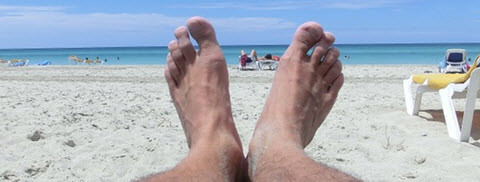 sun feet