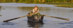 Farmer Crosses River